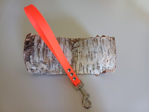 Korthouder neon oranje Biothane